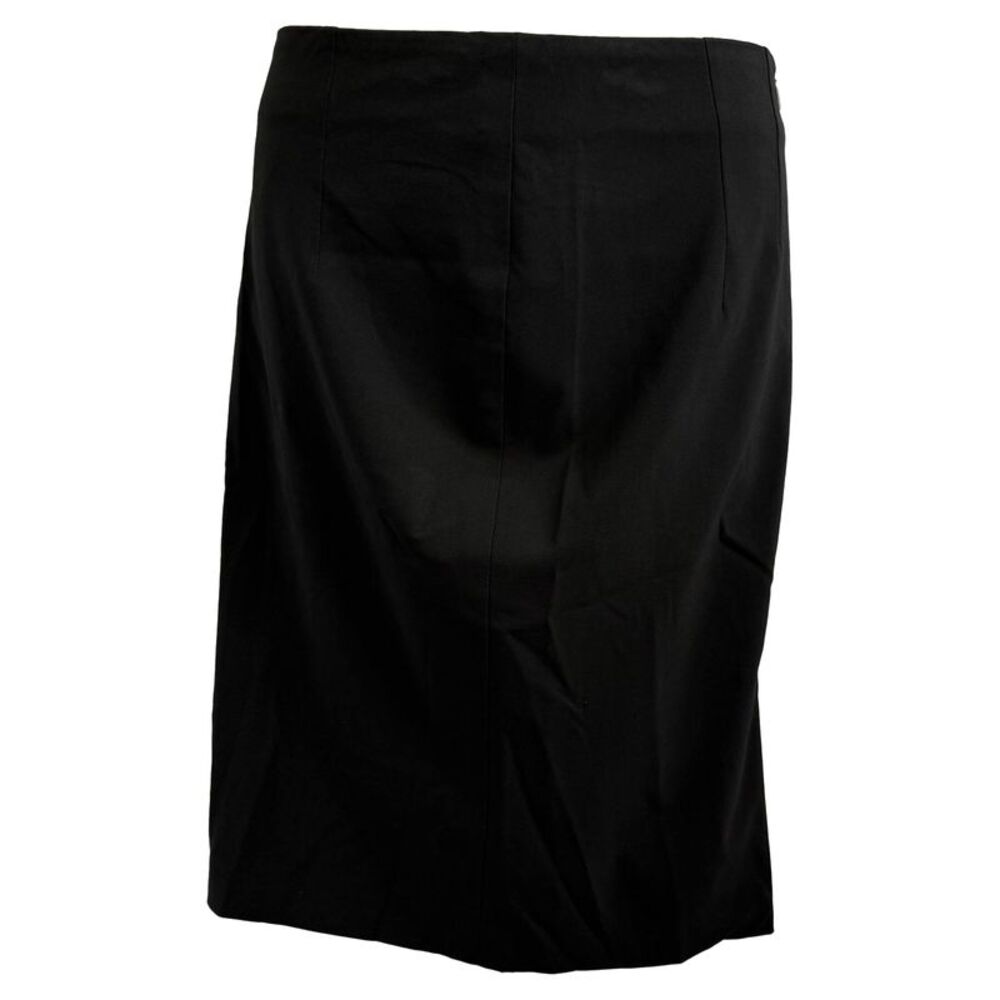Hugo Boss Mini Pencil Skirt in Black Wool